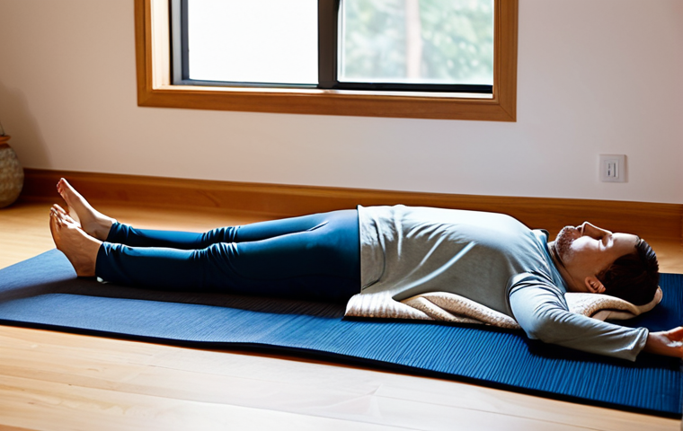 수면 환경을 위한 명상법 - Nature Sounds Relaxation**

"A cozy bedroom scene with a person fully clothed under a blanket, liste...