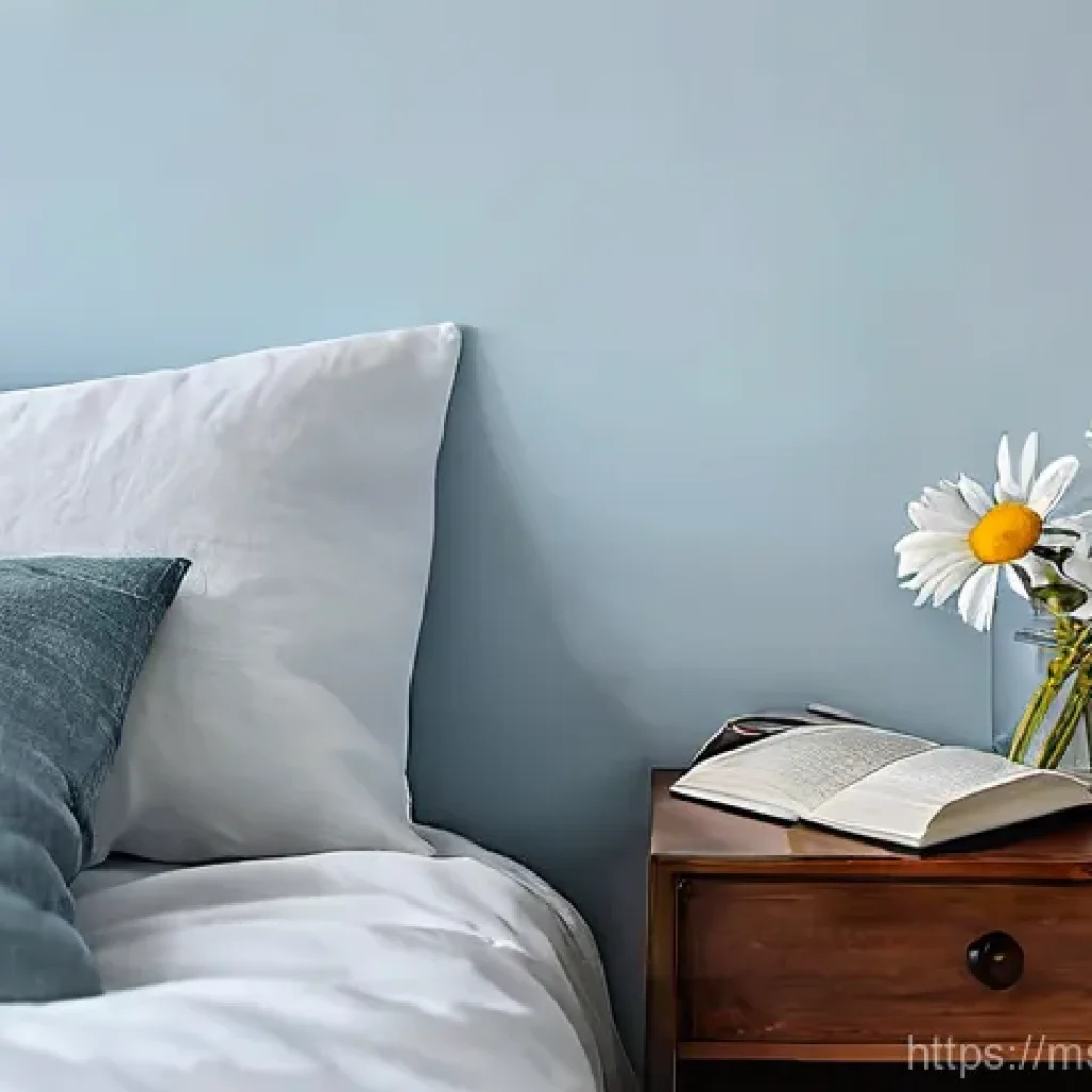 수면 환경의 중요성과 효과 - **Prompt 1: A serene, minimalist bedroom at twilight.**
A cozy, immaculately clean bedroom bathe...