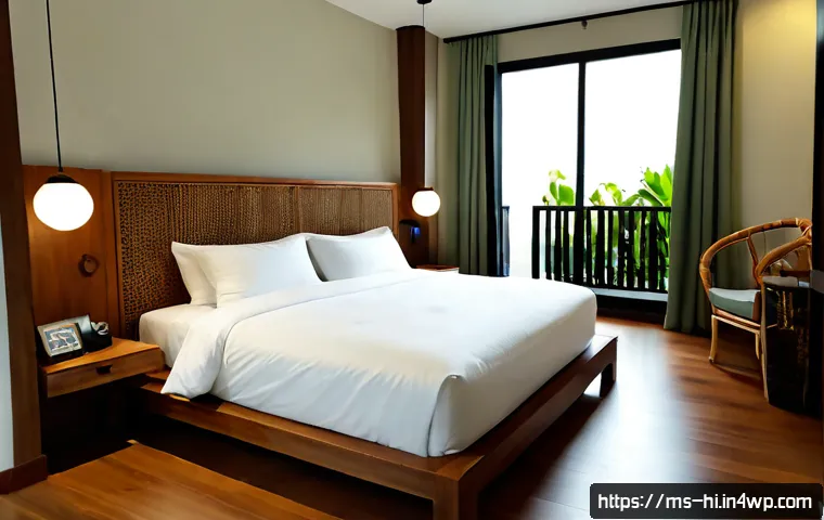 숙면을 위한 침실 디자인 트렌드 - Photorealistic contemporary Malaysian bedroom designed for deep sleep, low platform bed with crisp n...